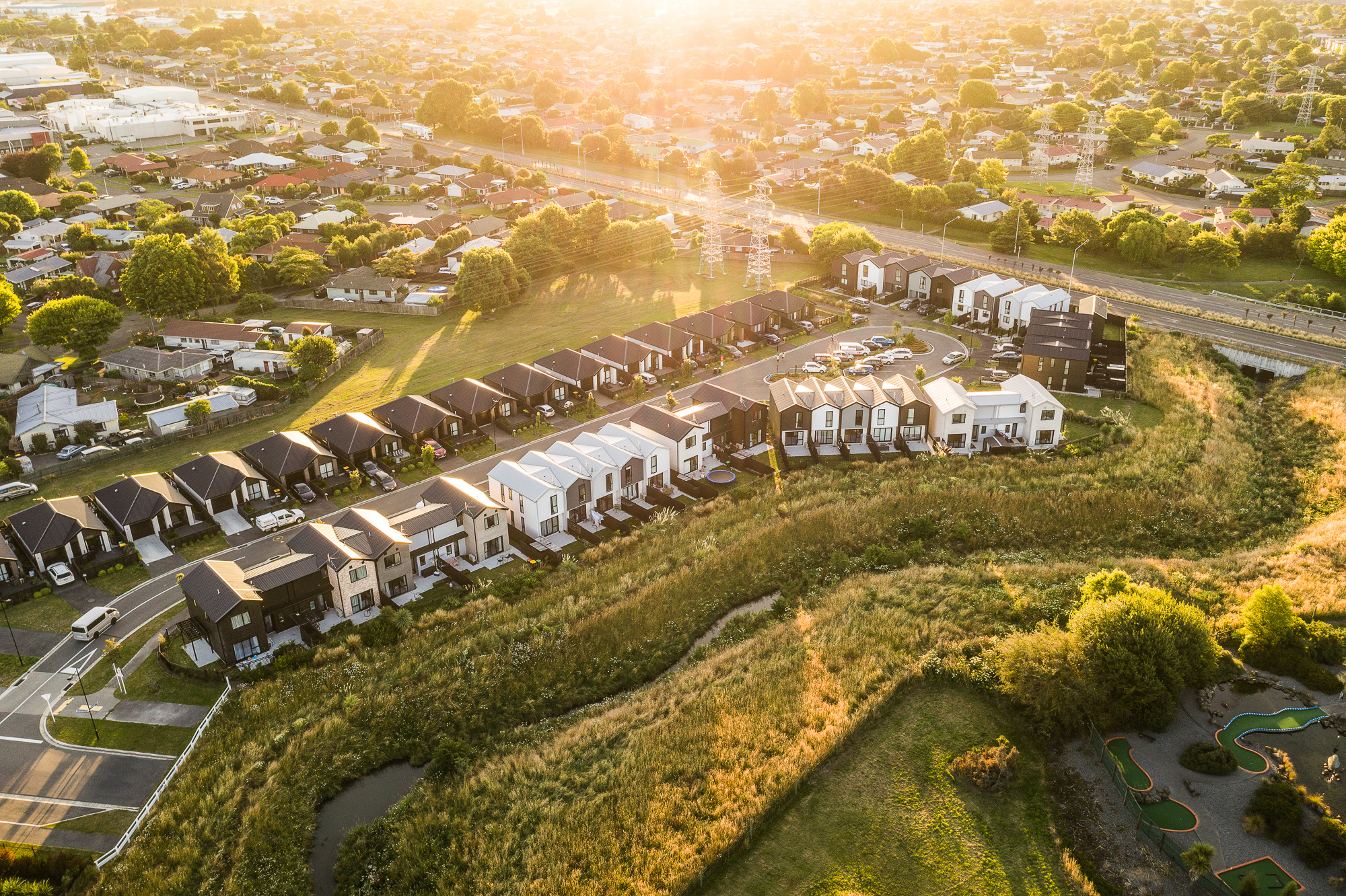 Residences at Karamū overhead shot
